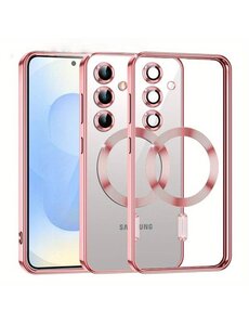 Ntech Hoesje Geschikt voor Samsung Galaxy A17 Hoesje Rose Goud