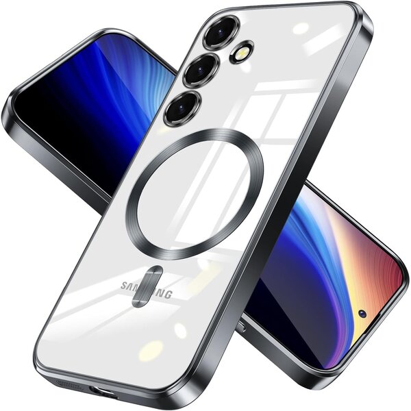 Ntech Hoesje Geschikt voor Samsung Galaxy A17 Hoesje Zwart - Geschikt voor MagSafeTelefoonhoesje - soft siliconen Backcover