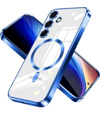 Ntech Hoesje Geschikt voor Samsung Galaxy A17 Hoesje Blauw