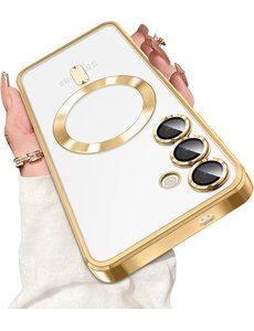 Ntech Hoesje Geschikt voor Samsung Galaxy A07 Hoesje Goud