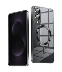 Ntech Hoesje Geschikt voor Samsung S25 Edge Hoesje Zwart