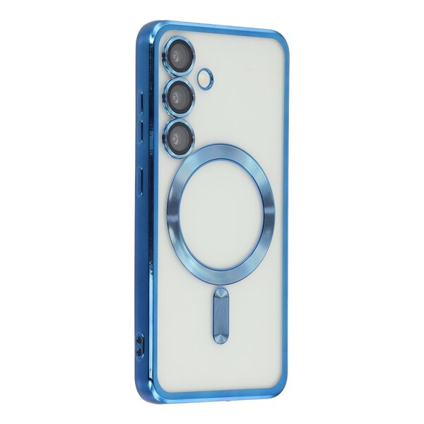 Ntech Hoesje Geschikt voor Samsung Galaxy A57 Hoesje Blauw - Geschikt voor MagSafeTelefoonhoesje - soft siliconen Backcover