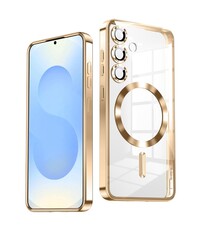 Ntech Hoesje Geschikt voor Samsung Galaxy A57 Hoesje Goud