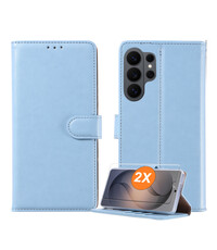 Ntech Hoesje geschikt voor Samsung Galaxy S26 Ultra 5G hoesje Blauw