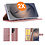 Ntech  Hoesje geschikt voor Samsung Galaxy S26 Ultra 5G hoesje Rose Goud pasjeshouder telefoon hoes - Met screenprotector tempered glass voor Galaxy S26 Ultra 5G - 2x