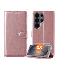 Ntech Hoesje geschikt voor Samsung Galaxy S26 Ultra 5G hoesje Rose Goud