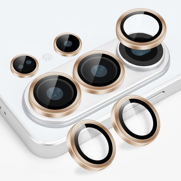 Ntech Camera Lens Screen Protector Geschikt voor Samsung Galaxy S26 Ultra Goud - Screenprotector - Camera Protector Samsung S26 Ultra 5G