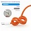 Ntech Ntech USB C Kabel 1m – usb c naar usb c kabel 60W Oranje geschikt voor Samsung A57 / A37 / A56 / A36/ S26 / S26 Ultra / S25 Ultra/ S25 FE/ A17/ S24 Ultra / iPhone 17 / 17 Pro / 15 / 15 Pro / 16 / 16 Pro Max / Auto Accessories