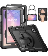 Ntech Hoes met ingebouwde Screenprotector Geschikt voor Samsung Galaxy S11 2025 hoes