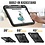 Ntech Hoes met ingebouwde Screenprotector Geschikt voor iPad Pro 11 inch M5/M4 2025/2024 hoes en iPad Pro 11 M5 / M4 hoes -  Extreme Armor met screenprotector, Schouderiem, Handriem en Pencilhouder hoes - voor Horeca en Bouw - Zwart