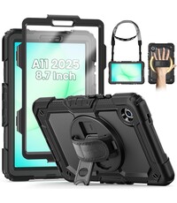 Ntech Hoes met ingebouwde Screenprotector Geschikt voor Samsung Galaxy A11 en A9 hoes