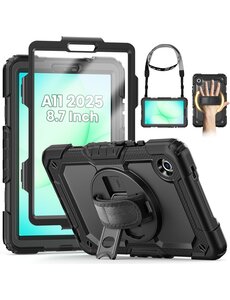 Ntech Hoes met ingebouwde Screenprotector Geschikt voor Samsung Galaxy A11 en A9 hoes