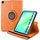 Ntech Hoes Geschikt voor Samsung Galaxy Tab A9 Plus / A11 Plus hoes – 360° draaibaar tablethoes – Oranje