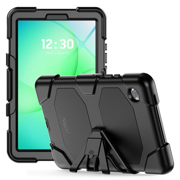 Ntech Tablet hoes Geschikt voor Samsung Galaxy Tab A11 8.7 inch hoes Extreme Robuust Armor Case Hoesje - Tablet hoes Samsung  Tab A11 8.7 inch screenprotector Ingebouwde Extreme protectie Army Backcover hoes - Ntech