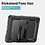 Ntech Tablet Hoes Geschikt voor Samsung Galaxy Tab A11 Plus hoes Zwart - Rugged Shockproof Backcover met kickstand