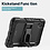 Ntech Tablet Hoes Geschikt voor Samsung Galaxy Tab A11 hoes Zwart - Rugged Shockproof Backcover met kickstand
