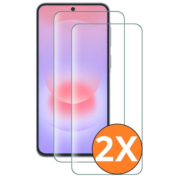 Ntech Screenprotector Geschikt voor Samsung Galaxy A37 - Beschermglas - gehard glas – tempered glass - 2 Stuks