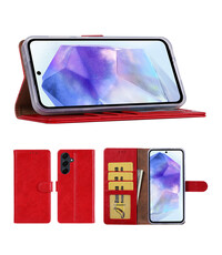 Ntech Hoesje Geschikt Voor Samsung Galaxy A57 Hoesje Rood