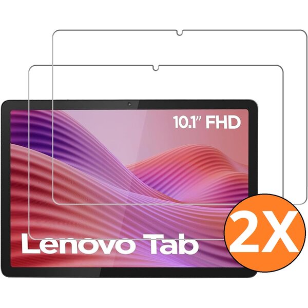 Ntech Screenprotector Geschikt voor Lenovo Tab 2025 10.1 inch screenprotector – tempered glass - 2 stuks