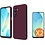 Ntech Hoesje geschikt voor Samsung Galaxy A16 4G / 5G Hoesje siliconen Wine Rood zacht siliconen hoesje TPU - met Samsung A16 4G / 5G Screenprotector - 2 stuks