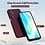 Ntech Hoesje geschikt voor Samsung Galaxy A16 4G / 5G Hoesje siliconen Wine Rood zacht siliconen hoesje TPU - met Samsung A16 4G / 5G Screenprotector - 2 stuks