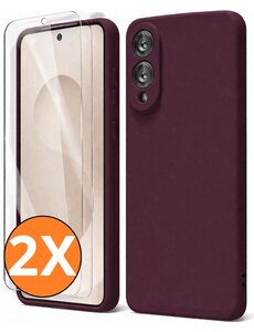 Ntech Hoesje geschikt voor Samsung Galaxy S25 Edge 5G Hoesje siliconen