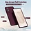 Ntech Hoesje geschikt voor Samsung Galaxy S25 Edge 5G Hoesje siliconen Wine Rood zacht siliconen hoesje TPU - met Samsung S25 Edge Screenprotector - 2 stuks