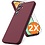 Ntech Hoesje geschikt voor Samsung Galaxy S25 FE 5G Hoesje siliconen Wine Rood zacht siliconen hoesje TPU - met Samsung S25 FE Screenprotector - 2 stuks