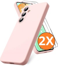 Ntech Hoesje geschikt voor Samsung Galaxy S25 FE 5G Hoesje siliconen