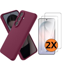 Ntech Hoesje geschikt voor Samsung Galaxy S26 5G Hoesje siliconen