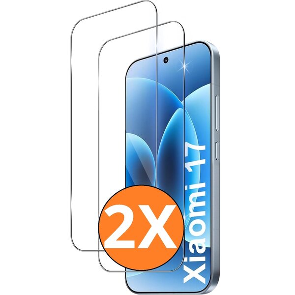 Ntech Screenprotector geschikt voor Xiaomi 17 / Xiaomi 17 Pro screenprotector - gehard Glas Tempered Glass - 2 Stuks