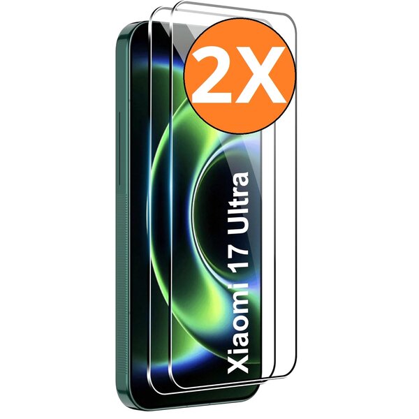 Ntech Screenprotector geschikt voor Xiaomi 17 Pro Max / Xiaomi 17 Ultra screenprotector - gehard Glas Tempered Glass - 2 Stuks