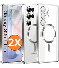 Ntech Hoesje Magsafe Geschikt voor Samsung Galaxy S26 Ultra hoesje backcover Zliver