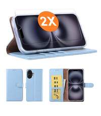 Ntech Hoesje geschikt voor iPhone 16 Plus hoesje Blauw
