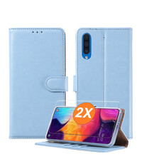 Ntech Hoesje geschikt voor Samsung Galaxy A15 hoesje Blauw