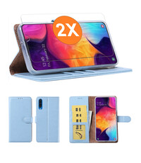 Ntech Hoesje geschikt voor Samsung Galaxy A50 / A50s / A30s hoesje Blauw