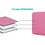 Ntech Ntech - Hoes Geschikt voor MacBook Neo Hoes Sleeve Spatwater proof Roze - Mabook Neo 13 hoes met handvat & ruimte voor accessoires - Hoes Geschikt voor Macbook Neo (A18 Pro) M5 hoes - Hoes Geschikt voor Macbook Neo M5 2026 case