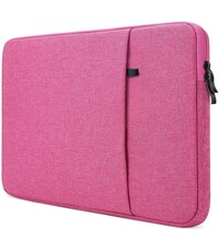 Ntech Ntech - Hoes Geschikt voor MacBook Neo Hoes Sleeve Spatwater proof Roze