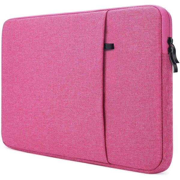 Ntech Ntech - Hoes Geschikt voor MacBook Neo Hoes Sleeve Spatwater proof Roze - Mabook Neo 13 hoes met handvat & ruimte voor accessoires - Hoes Geschikt voor Macbook Neo (A18 Pro) M5 hoes - Hoes Geschikt voor Macbook Neo M5 2026 case