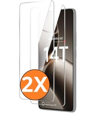 Ntech Screenprotector Geschikt voor Xiaomi Mi 14T / Xiaomi 14T Pro screenprotector