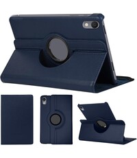 Ntech Hoes Geschikt voor Samsung Galaxy S11– 360° draaibaar tablethoes Donker Blauw