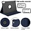 Ntech Hoes Geschikt voor Samsung Galaxy S11– 360° draaibaar tablethoes Donker Blauw - Tablet Hoes Draaibaar Cover Case