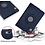 Ntech Hoes Geschikt voor Samsung Galaxy S11– 360° draaibaar tablethoes Donker Blauw - Tablet Hoes Draaibaar Cover Case
