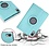 Ntech Hoes Geschikt voor Samsung Galaxy S11– 360° draaibaar tablethoes Licht Blauw - Tablet Hoes Draaibaar Cover Case