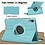 Ntech Hoes Geschikt voor Samsung Galaxy S11– 360° draaibaar tablethoes Licht Blauw - Tablet Hoes Draaibaar Cover Case