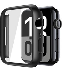 Ntech Screen Protector - Hoesje Zwart Geschikt voor Apple Watch Series 10