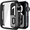 Ntech Screen Protector - Hoesje Zwart Geschikt voor Apple Watch Series 10 & Series 11 - 46mm Beschermmend Hoesje Full Cover Hard Case