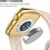 Ntech Screen Protector - Hoesje Goud Geschikt voor Apple Watch Series 10 & Series 11 - 46mm Beschermmend Hoesje Full Cover Hard Case