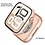 Ntech Screen Protector - Hoesje Rose Goud Geschikt voor Apple Watch Series 10 & Series 11 - 46mm Beschermmend Hoesje Full Cover Hard Case