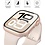 Ntech Screen Protector - Hoesje Rose Goud Geschikt voor Apple Watch Series 10 & Series 11 - 46mm Beschermmend Hoesje Full Cover Hard Case